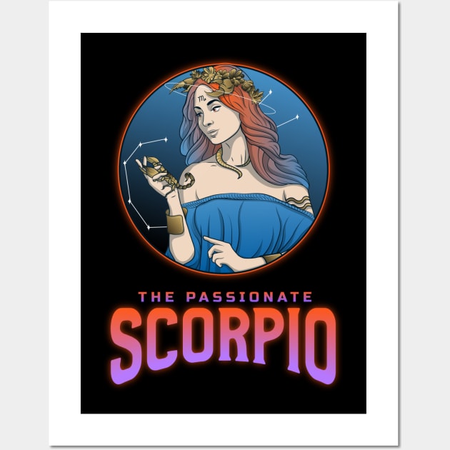 The Passionate Scorpio Wall Art by John Byrne